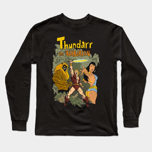 Thundarr The Barbarian Long Sleeve T-Shirt by darklordpug